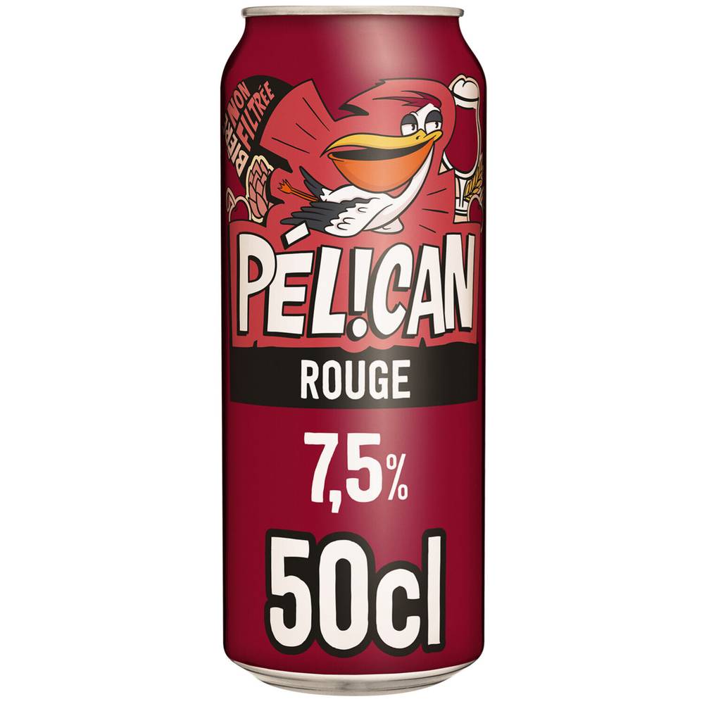 Pélican - Bière rouge non filtrée (500 ml) (cerises griottes)