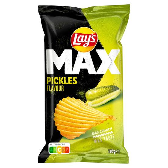 Lay''s Max Pickles Chips 185 gr