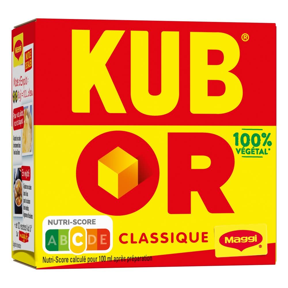 Maggi - Kub or bouillon déshydraté en cubes (128g)