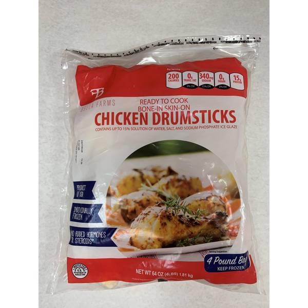 Bella Farms Chicken Drumsticks (4 lbs)