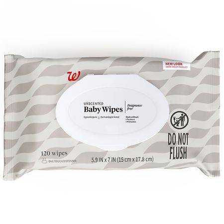 Well Beginnings Wipes Unscented (5.9 in x 7 in) (120 ct)