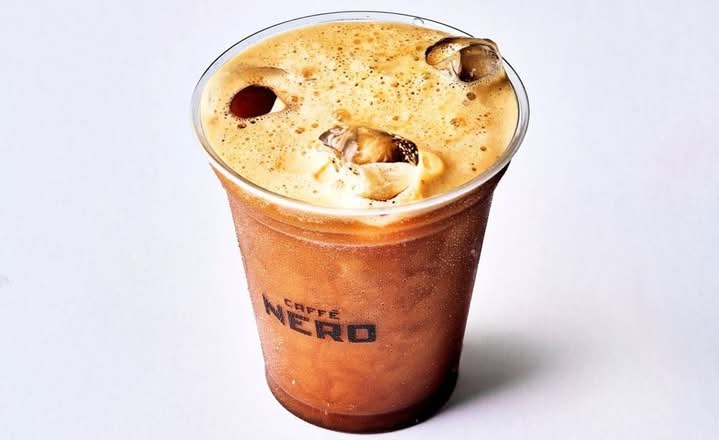 Salted Caramel Iced Velvet Americano
