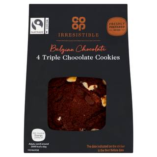 Co-op Irresistible Triple Chocolate Cookies