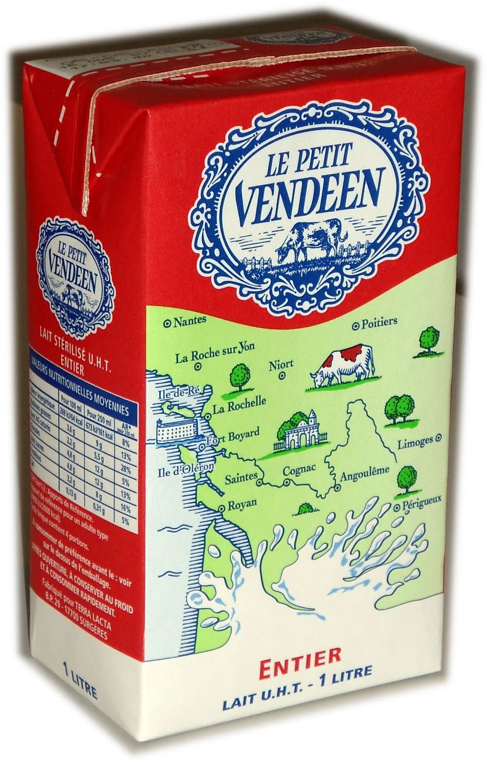 Le Petit Vendéen - Lait entier u.h.t (1L)