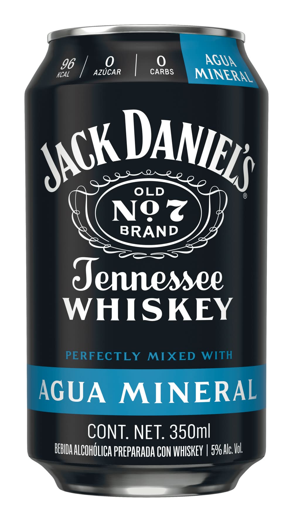 Jack Daniel's · Whiskey tennessee con agua mineral (350 ml)