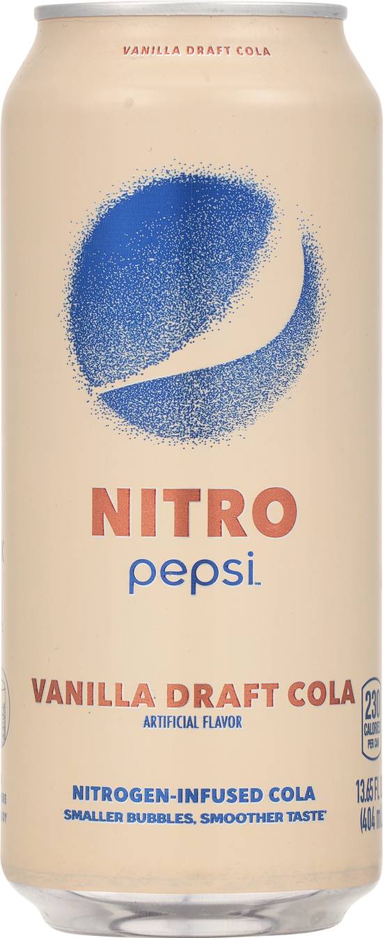 Pepsi Nitro (13.65 fl oz) (vanilla draft cola)