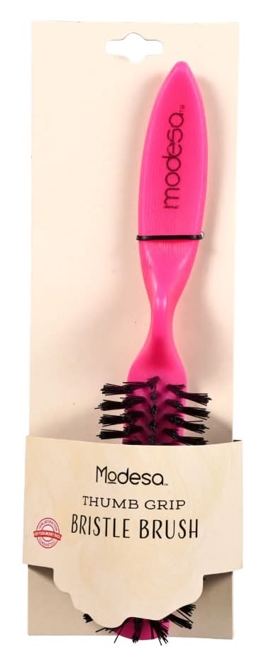 Modesa Thumb Grip Bristle Brushes, Pink