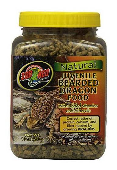 Zoo Med Natural Juvenile Bearded Dragon Food (10 oz)