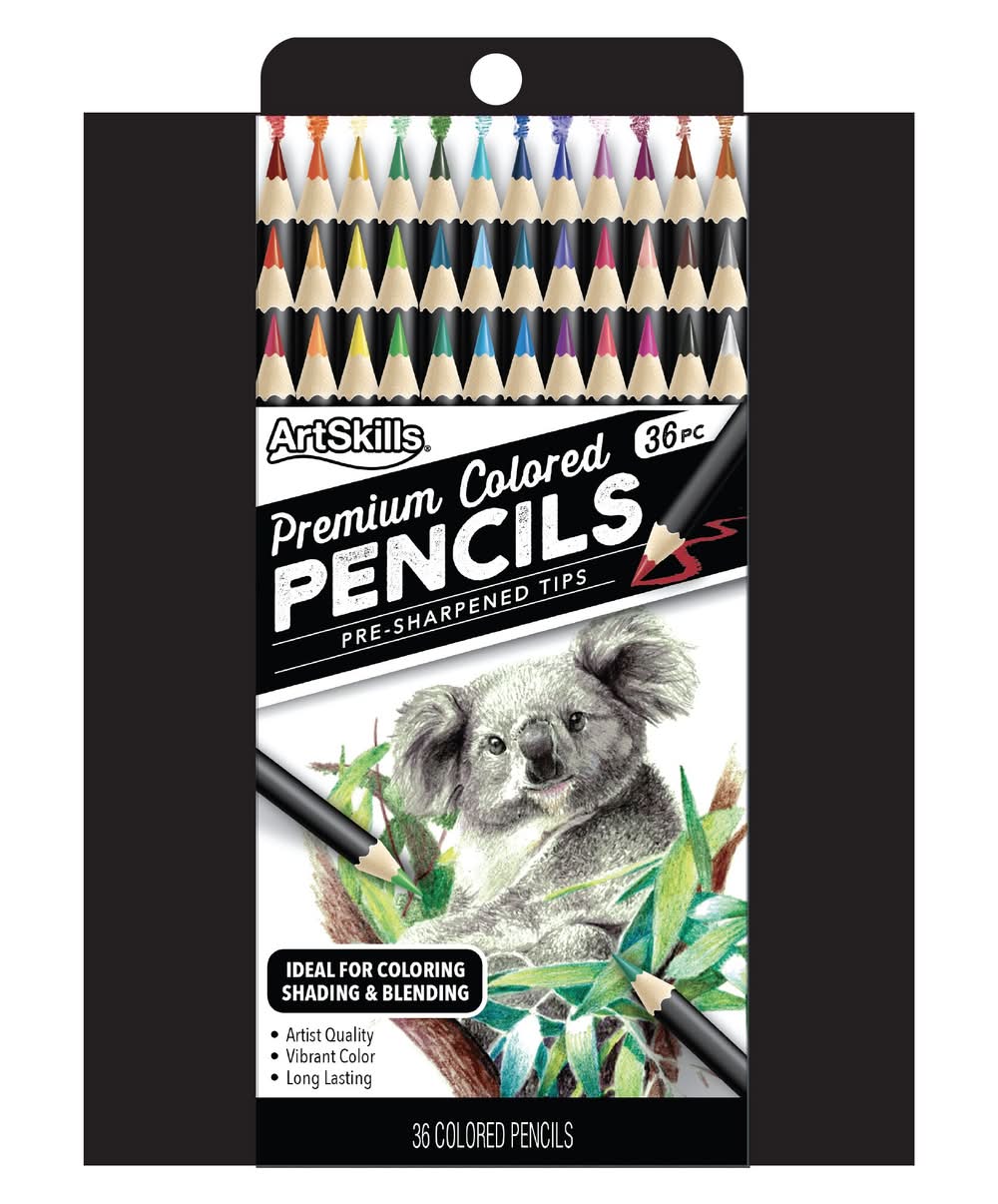 ArtSkills Premium Colored Pencils, Assorted (36 ct)