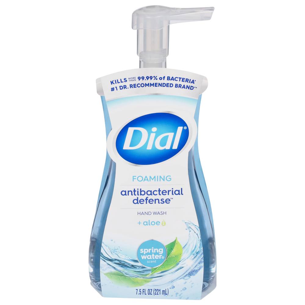 Dial Complete Spring Water Foaming Antibacterial Hand Soap (7.5 fl oz)