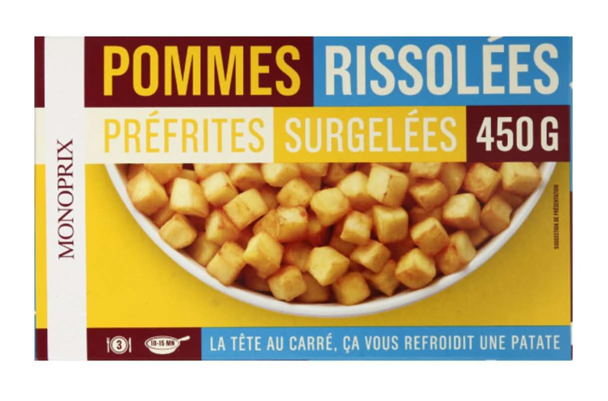 Monoprix - Pommes rissolées préfrites (450g)