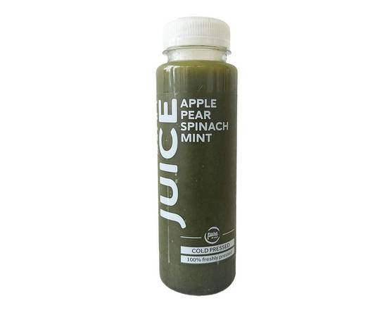 SPINACH MINT APPLE PEAR JUICE