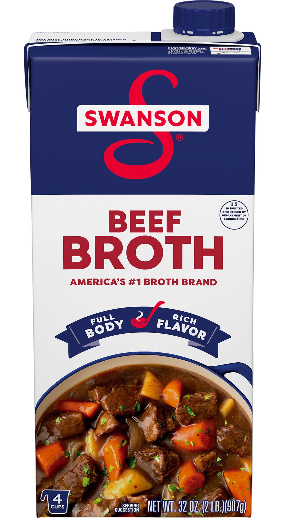 Swanson 100% Natural Broth, Beef (32 oz)