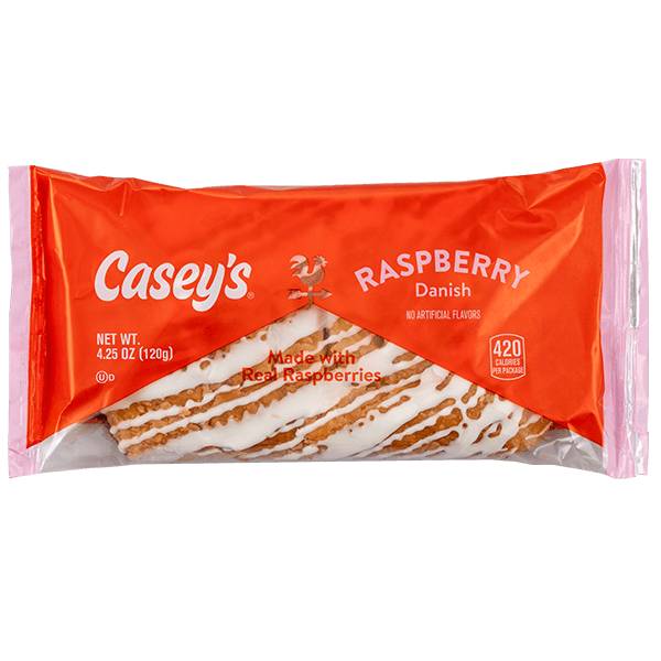 Casey's Raspberry Danish 4.25oz