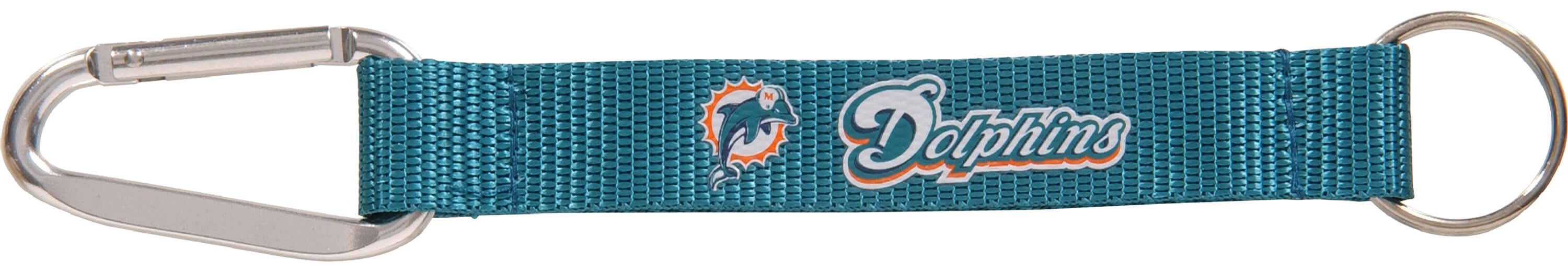 Hillman Miami Dolphins Sports Team Colors Keychain