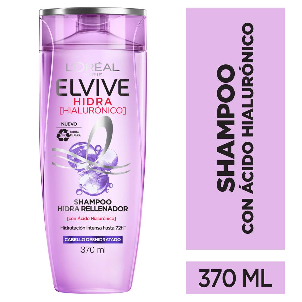 Elvive · Shampoo hidra hialurónico (370 ml)