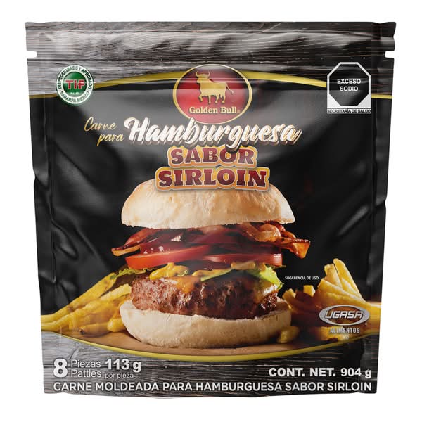 Sirloin · Hamburgesa golden sirloin (904 g)