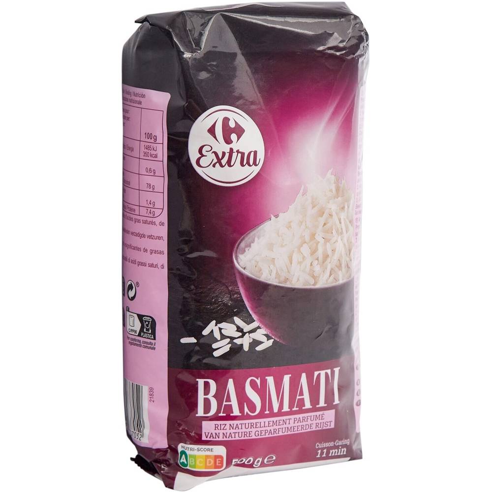 Riz Basmati CARREFOUR EXTRA - le paquet de 500g