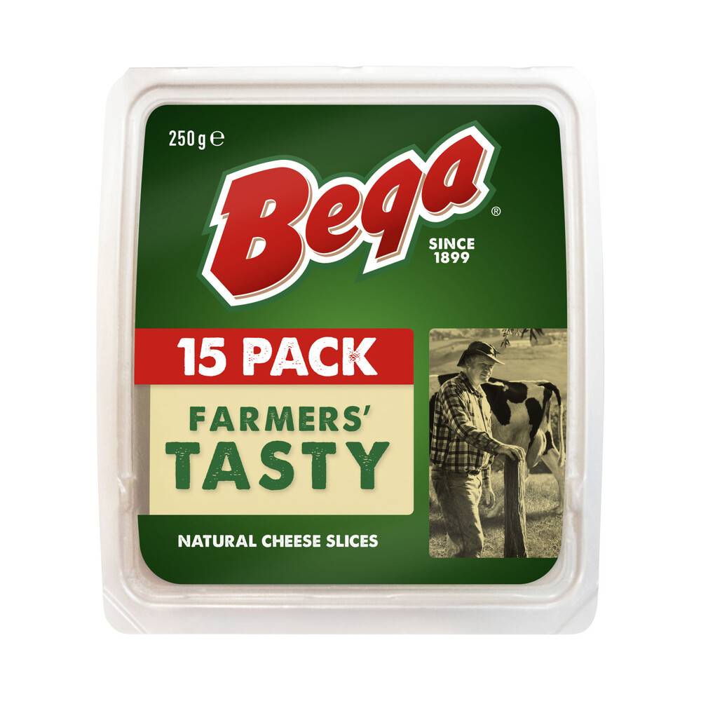 Bega Farmers' Tasty Natural Cheese Slices