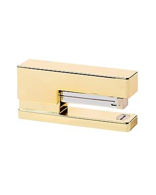 Martha Stewart Desktop Stapler, 40 Sheet Capacity, Shiny Gold (MS107S)