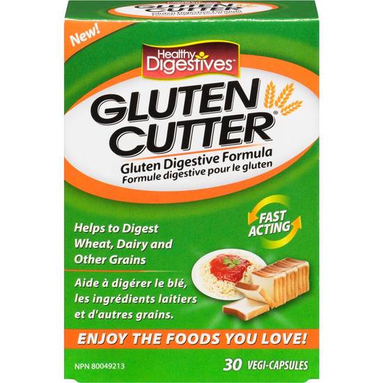 Healthy Digestives Gluten Cutter Vegi-Capsules (30 ea)