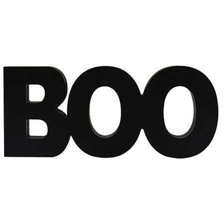 Festive Voice Wooden Boo Sign - 1.0 ea