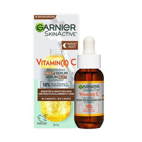 Garnier Skinactive Brightening Night Vitamin-C Serum (30 ml)