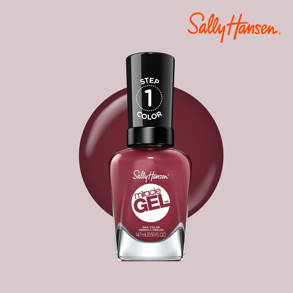 Sally Hansen 496 Beet Pray Love Miracle Gel Nail Color (0.5 fl oz)