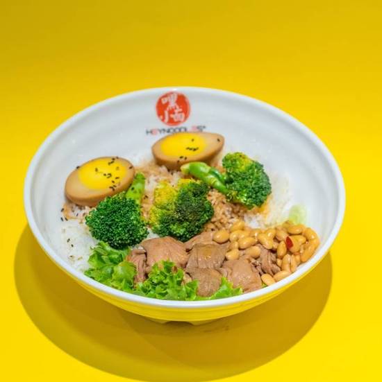 Steamed Rice with Pork Intestine 豆香肥肠饭