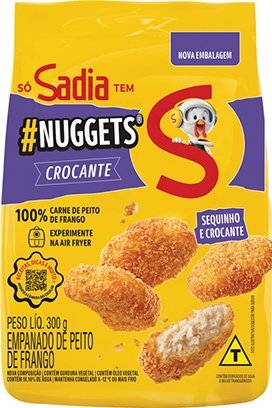 Sadia · Empanado de peito de frango crocante nuggets (300 g)