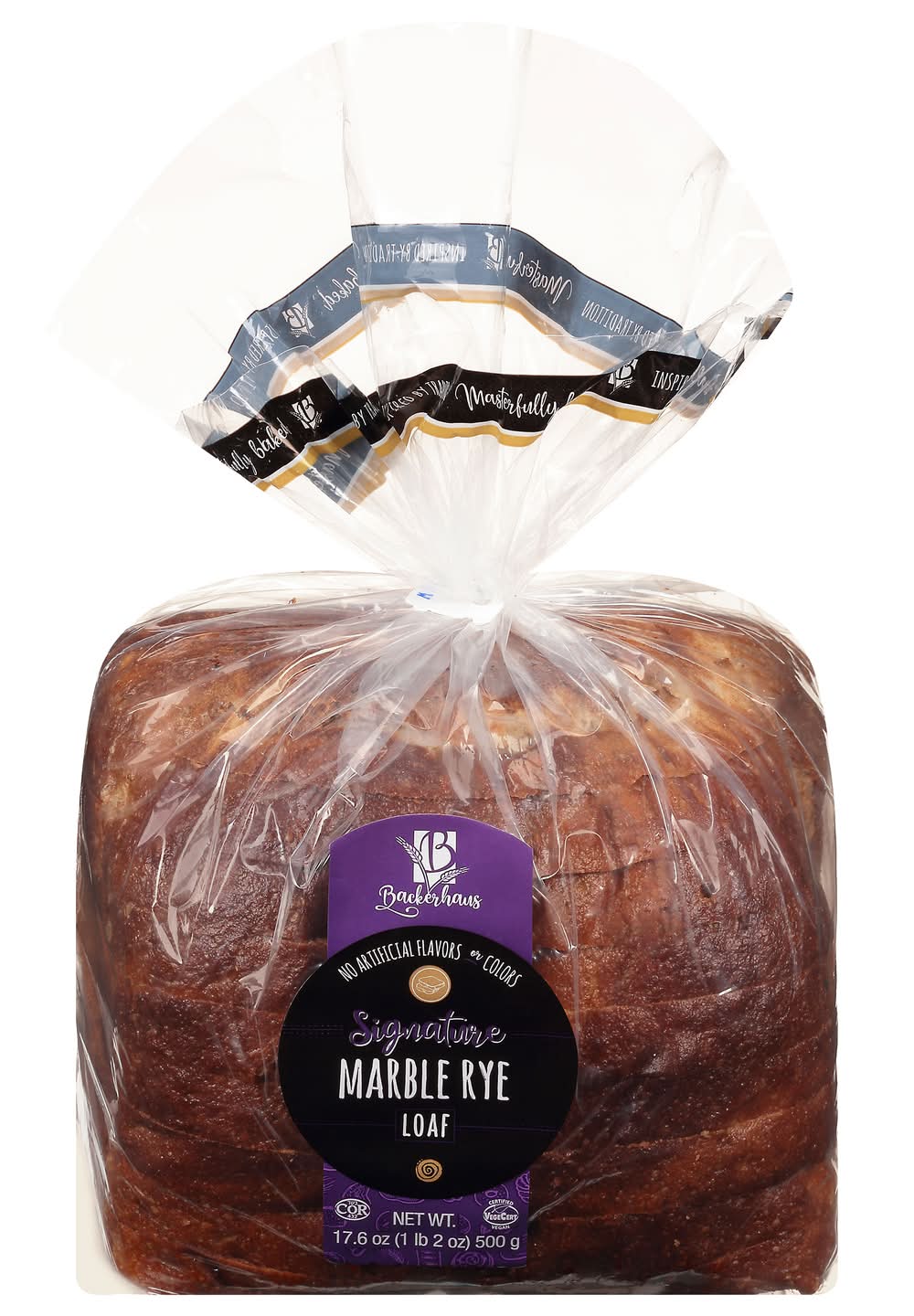 Backerhaus Signature Marble Rye Loaf (17.6 oz)