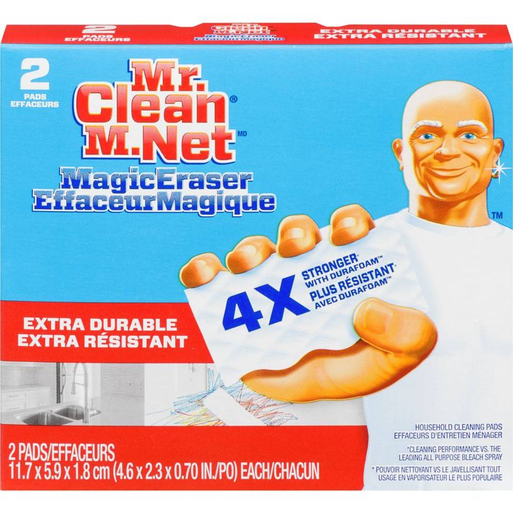 Mr. Clean M. Net Magic Eraser Extra Power (2 ct )