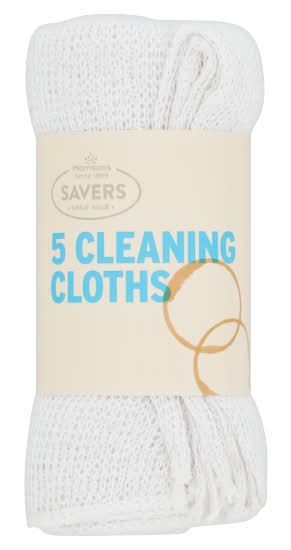 Morrisons Savers Cleaning Cloths (5 pack)