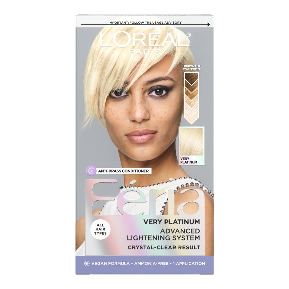 L'Oréal Paris Feria Permanent Hair Color, Very Platinum