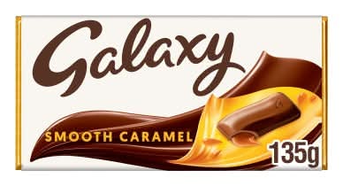 Galaxy Smooth Caramel, Milk Chocolate Bar (135g)