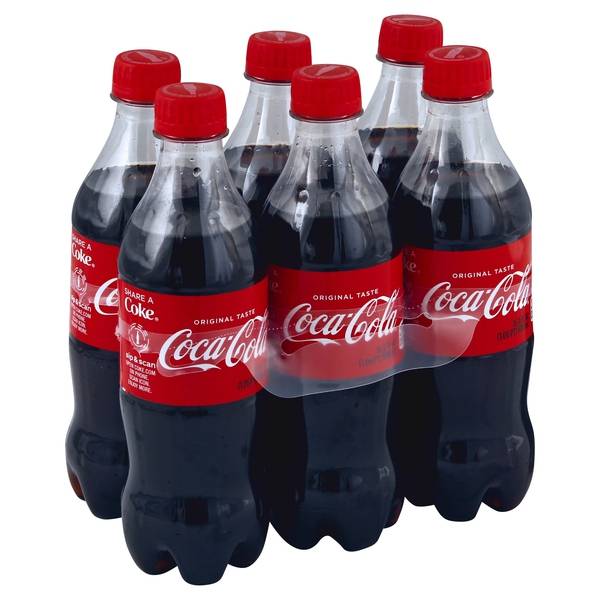 Coca-Cola Original Soft Drink (6 ct, 16.9 fl oz)