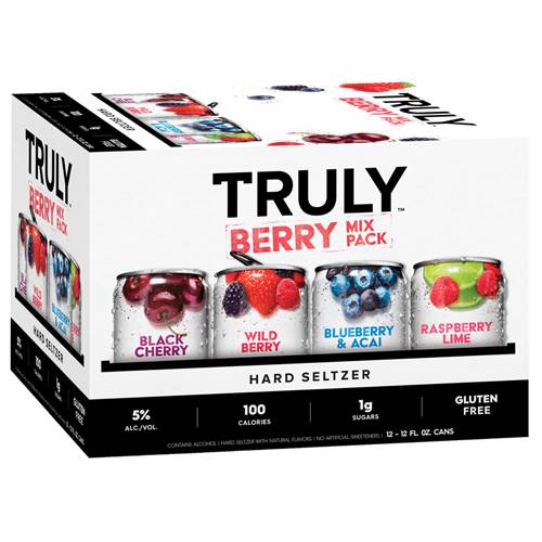 Truly Hard Seltzer Berry Variety 12 Pack Cans
