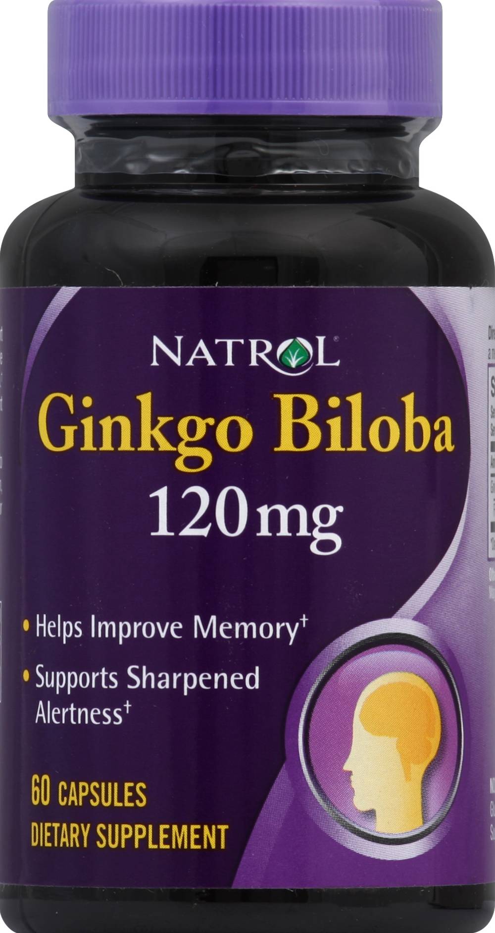 Natrol Ginkgo Biloba Dietary Supplement Capsules (60 ct)