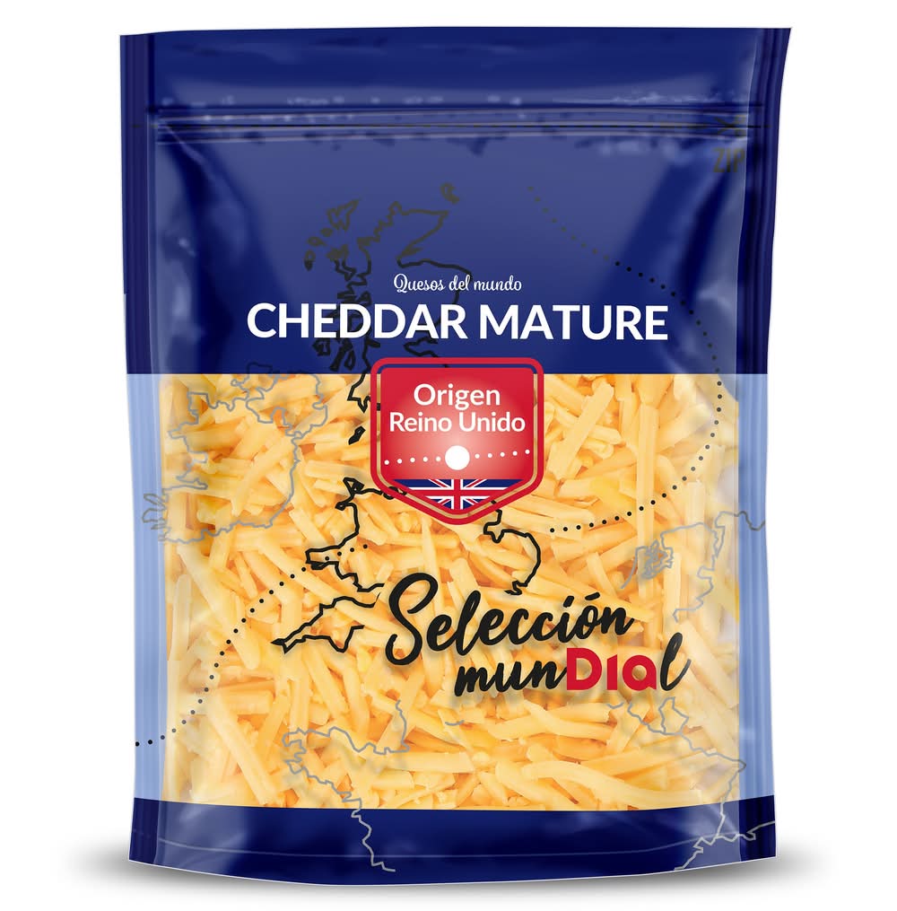 Queso Cheddar Rallado Selección Mundial De Dia Bolsa 150 G