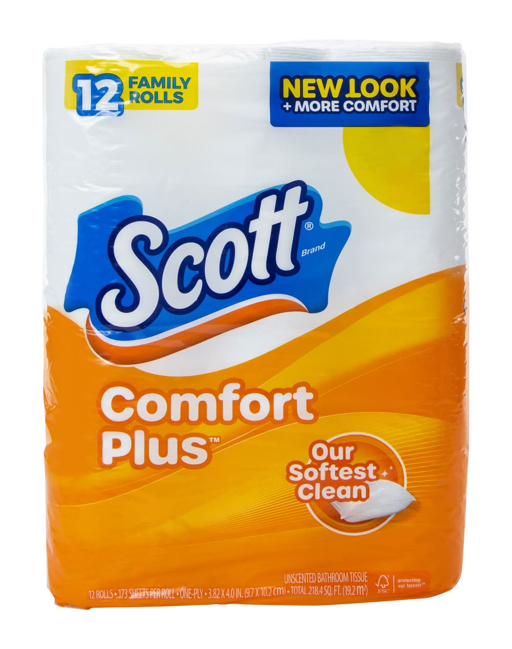 Scott® Comfort Plus™ Unscented Bathroom Tissue 12-Count