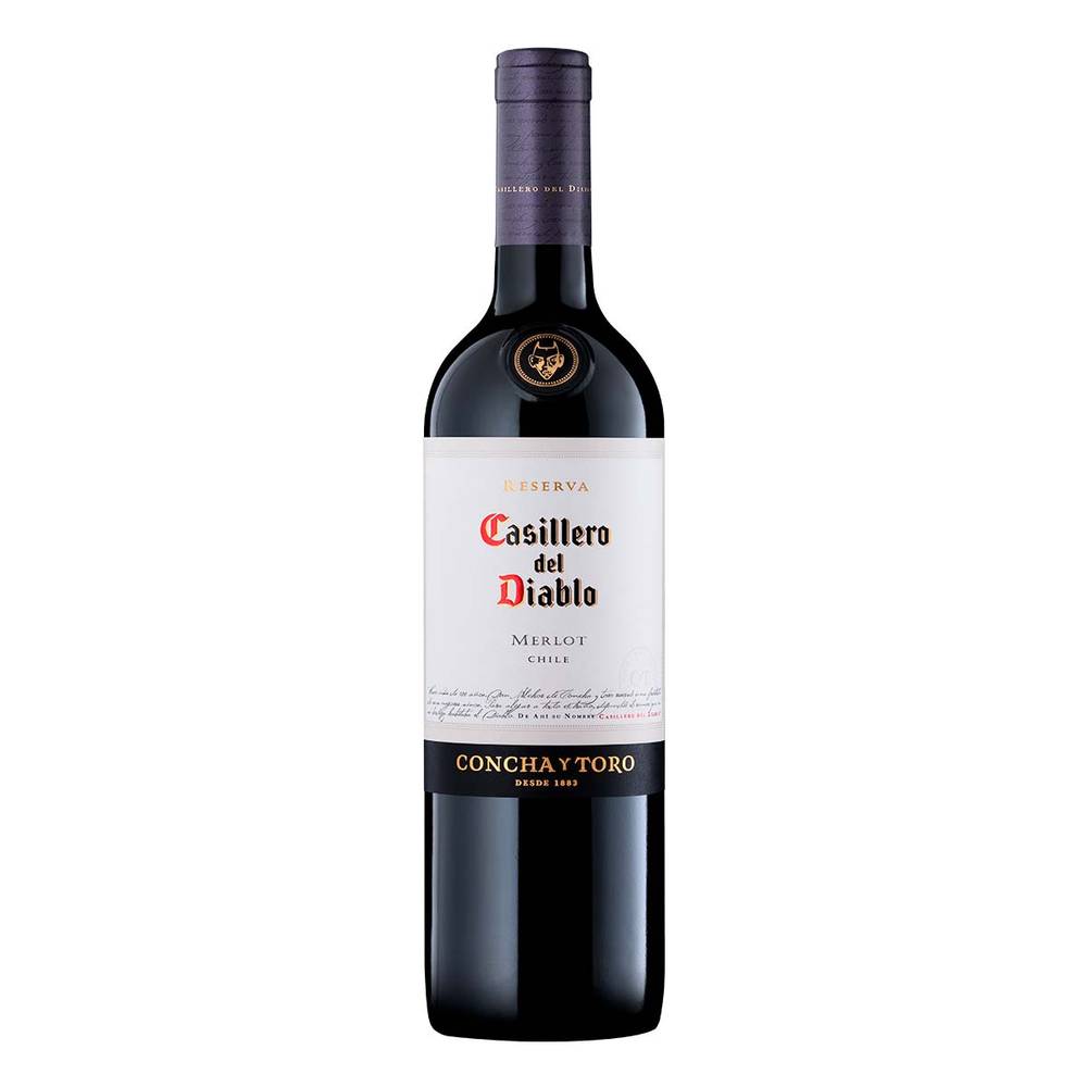 Casillero del Diablo · Vino tinto merlot (750 ml)