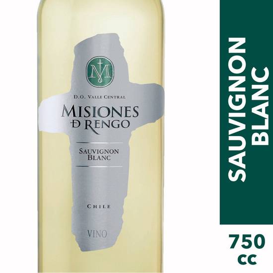 Misiones de rengo vino sauvignon blanc varietal (botella 750 ml)