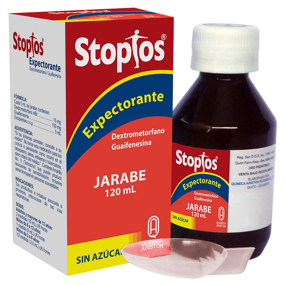 STOPTOS JBE EXP 3/20MG/ML FCO *120ML