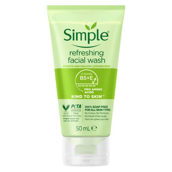 Simple Kind To Skin Facial Wash Refreshing