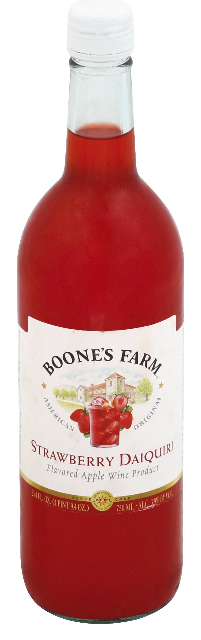 Boone's Farm Strawberry Daiquiri Apple Wine, Strawberry Daiquiri -Apple (25.4 fl oz)