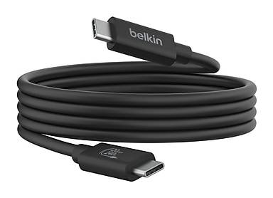 Belkin Connect USB4 USB-C to USB-C Charging Cable, 6.6 ft., Black (INZ004TT1.2MBK)
