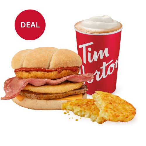 NEW! Big Breakfast Bap Meal