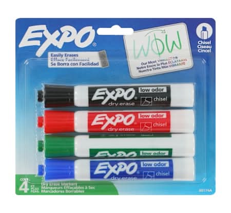 Expo® Dry Erase Makers 4-Pack