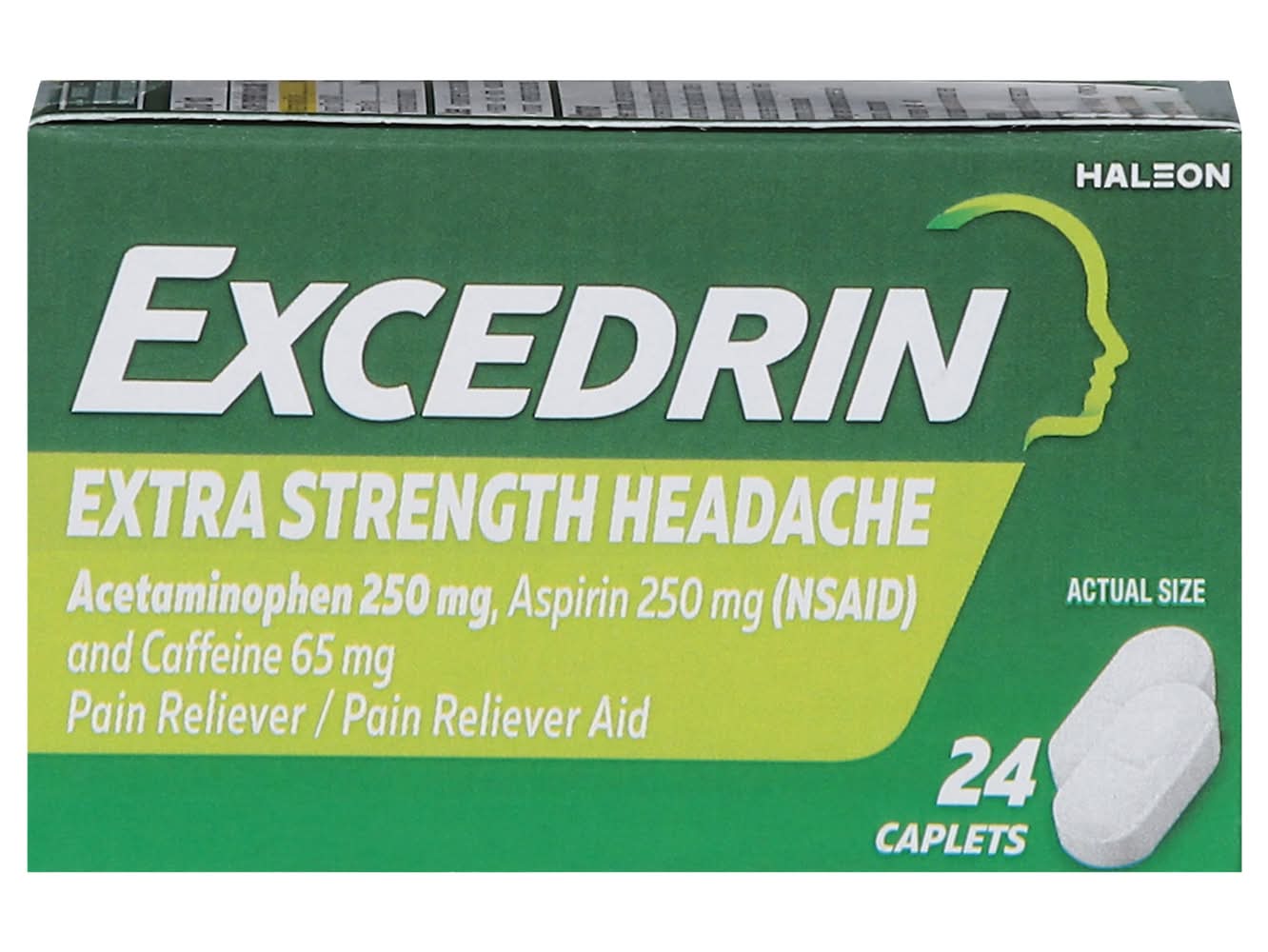 Excedrin Extra Strength Headache Pain Relief Caplets (24 ct)