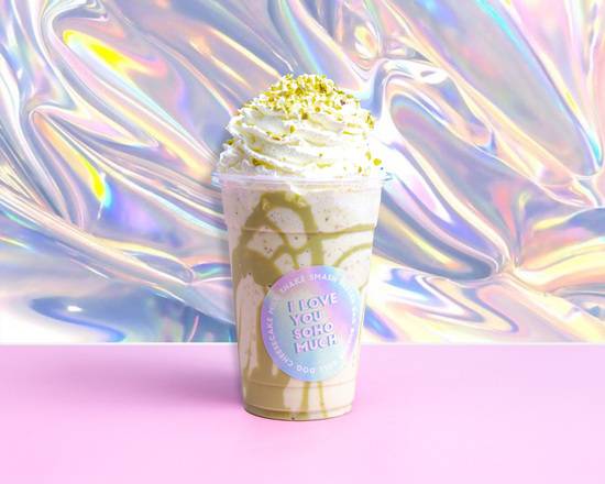 Milkshake homemade Lait d'Amande Pistache